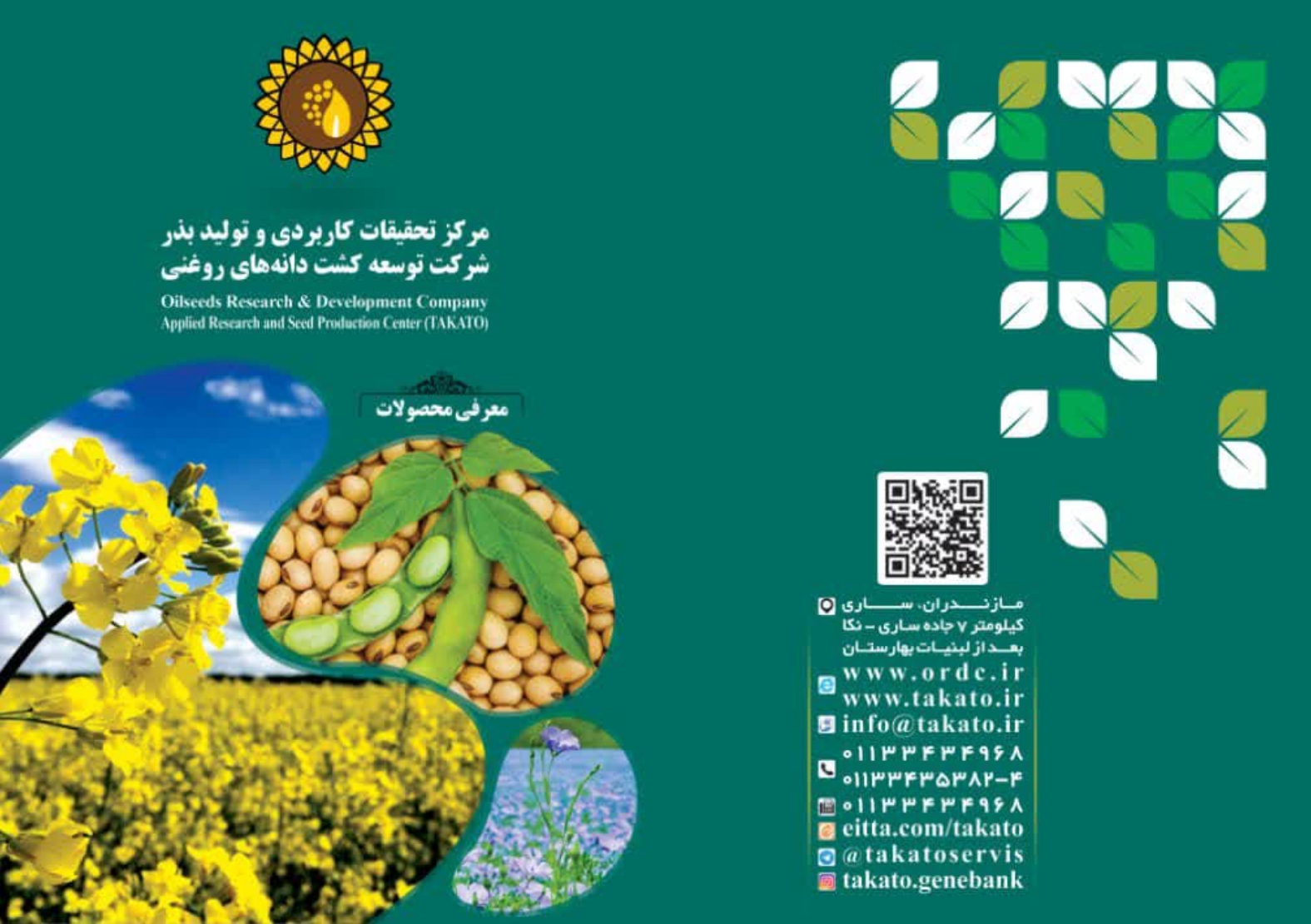 کتابچه معرفی محصولات تکاتو 